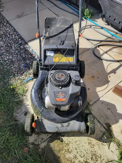 Lawnmower for sale. Runs great, has lots of power, is only 2 summers old. Only selling because we de...