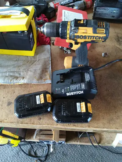 Bostitch drills and batterys, View more