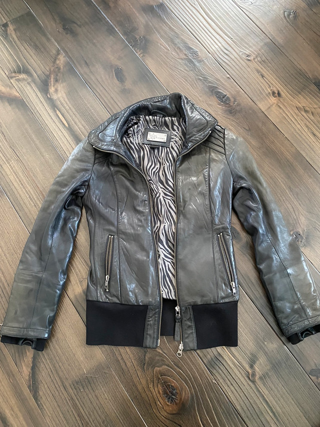Mackage Lambskin Leather Jacket in Women's - Tops & Outerwear in City of Toronto - Image 2