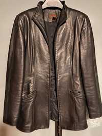 Womens Medium Leather Jacket