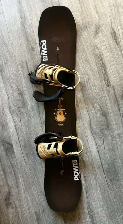 2015 Burton x Marlin Easy Livin’ snowboard with Mission bindings, View more