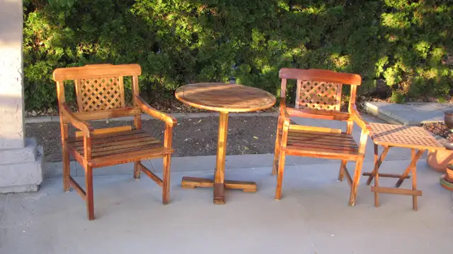 Teak Patio Furniture in Patio & Garden Furniture in Kamloops - Image 2