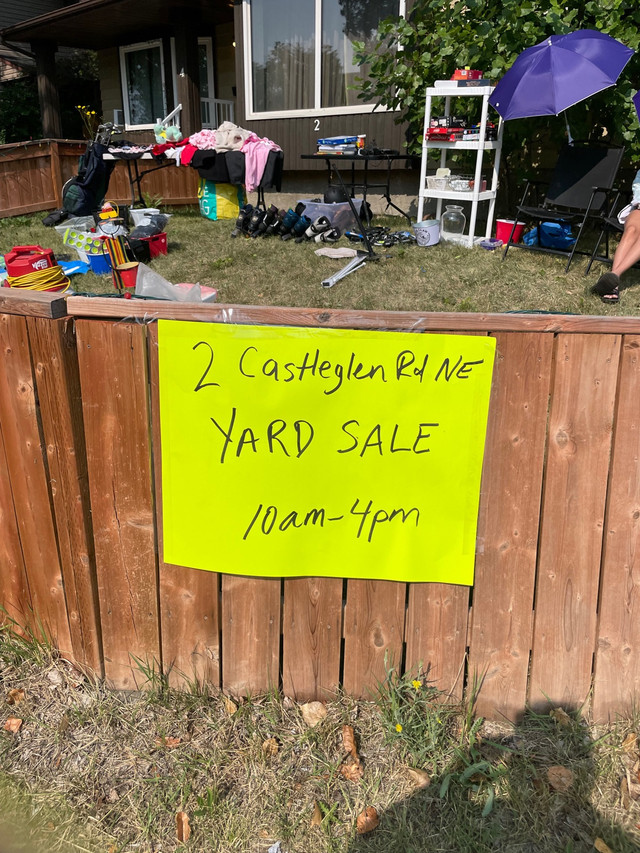 Yard sale Garage Sales Calgary Kijiji