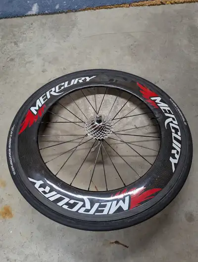 Mercury 80mm Deep Section 10spd race wheels., View more