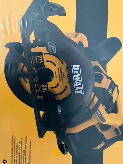 Dewalt Flex Volt Worm Drive 7-1/2” Skill Saw., View more