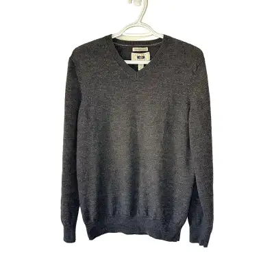Joseph Abboud Vintage Merino Wool V Neck Sweater Medium, View more