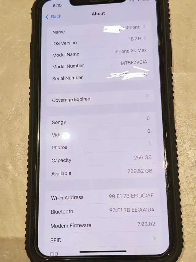 iPhone XS Max 256gb (good cond 80% battery) in Cell Phones in Markham / York Region - Image 4