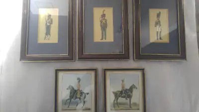 Vintage Military Framed Photos, View more