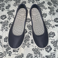 New CROCS Reviva Comfort Slip On Fabric Flats Shoes, Women's 8