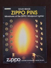 ZIPPO - Collector Item - Set of Hat/Jacket Pins