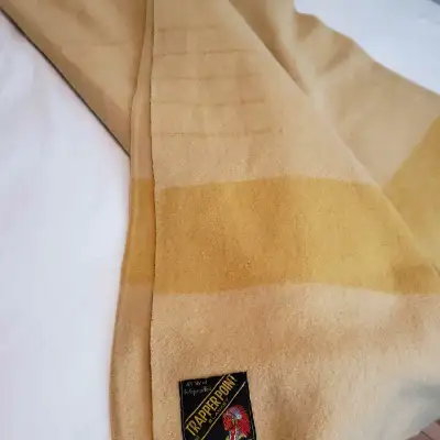 This Trapper Point 4.5 wool blanket is perfect for adding a touch of cozy warmth to your home. With...