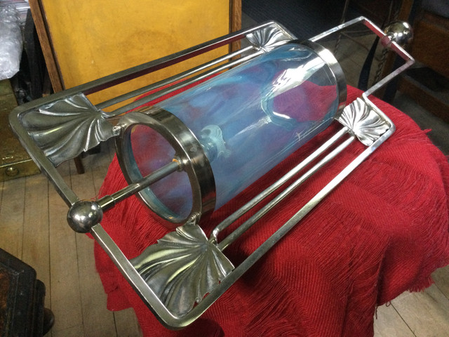 Art Nouveau Secessionist Ceiling Light Loetz, c.1905 in Arts & Collectibles in Edmonton - Image 2