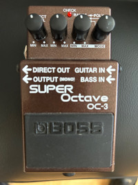 Boss Super Octave OC-3 Octave Pedal 