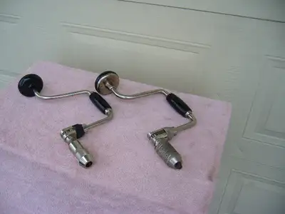 Vilbrequin ou perceuse a main (Stanley) Noir/chrome