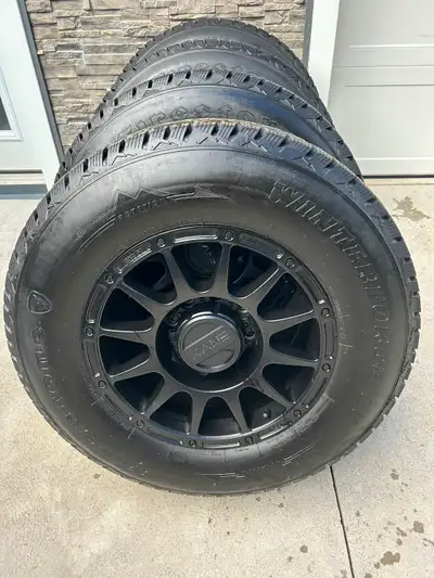 Gently used Snow Tires and Rims. Used for 2,5 seasons. Very low kms. Purchased for my 2020 F250 when...