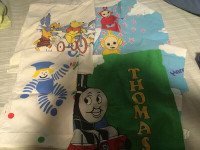 Vintage pillowcases teletubbies, Winnie the Pooh, Thomas