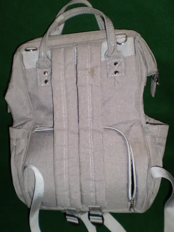LEQUEEN Diaper Travel Backpack Bag, Grey63234833253633123