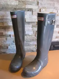 Grey Hunter Water Rain Boots Women Kids Size 5
