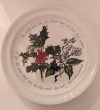 Portmeirion Holly and Ivy Salad Plate 8 1/2'