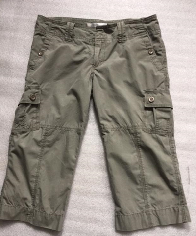 Women's Pockets Casual Pants Solid Color Cropped Capris size 7, View more