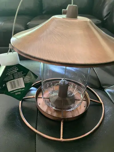 Perky-Pet Copper Panorama Bird Feeder, View more