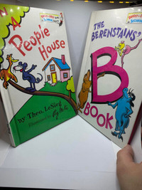 Two Dr. Seuss Hardcover Books - In A People House - B Book