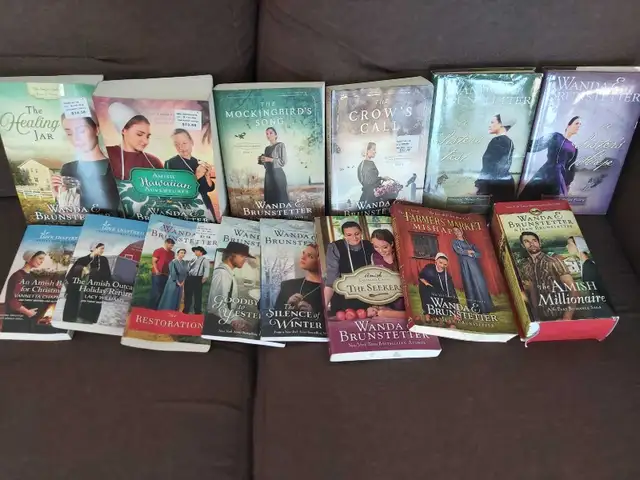 collection of Amish books