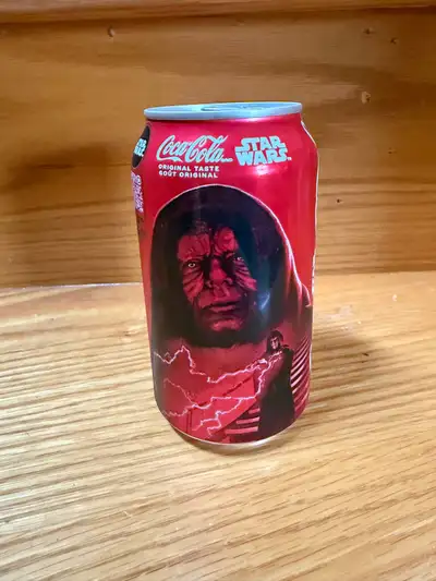 Coca Cola coke Star Wars emperor palpatine unopened can new , View more