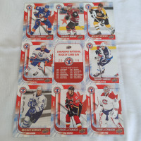 Upper Deck 2016 Hockey Card Sheet