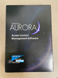 Keyscan Aurora Access Control Management Software DVD Etc.