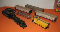 HO Train Chattanooga #638 Loco - 6 Cars - Running Great- Used A1