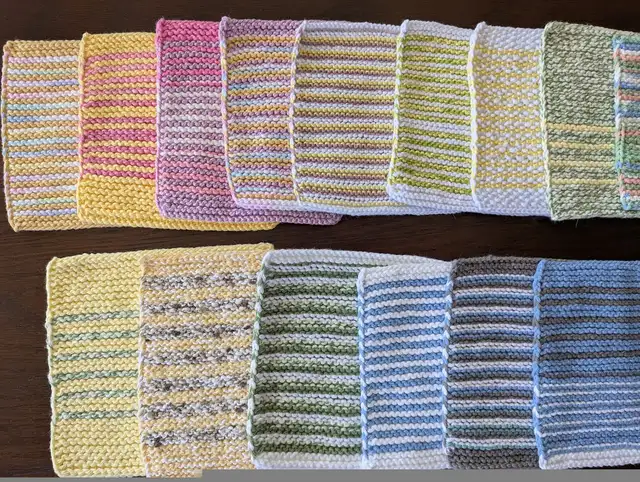 Dishcloths, scrubbies, coasters - 100% cotton, handmade in Hobbies & Crafts in Calgary - Image 5