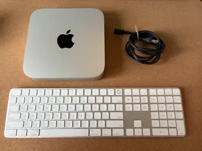 Mac Mini M2 and Magic Keyboard, View more