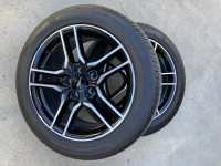 Set of 4 2022 mustang GT rims and tires.&nbsp; 235/50R18.