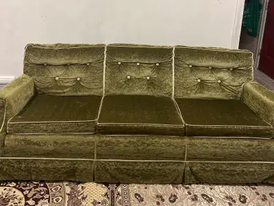Green Velvet Sofa, View more