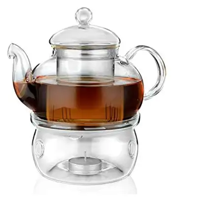 Glass Teapot/Kettle with Heat Resistant Removable Glass Infuser, View more