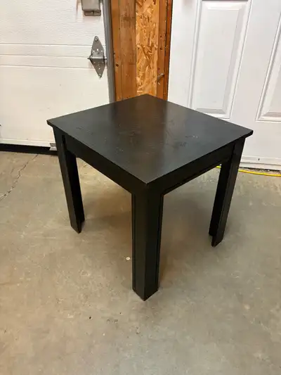 Black Square End Table / Side Table, View more