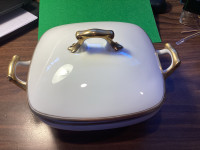 Vintage gilded soup tureen