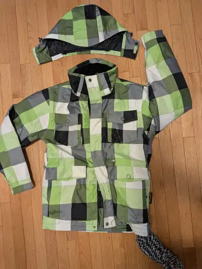 Men's MEDIUM Waterproof Ski  Warm Jacket, Airport Area, View more