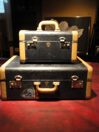Vintage McBrine Leather Luggage Set