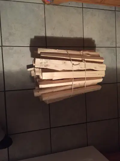 Stocking up with Inexpensive Kindling for those with Woodstoves, View more