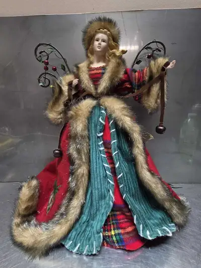 Christmas Tree Angel Porcelain Head 17", View more