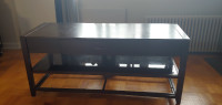 TV Stand in Wortley - 55in by 20in and 2ft tall - Dark wood