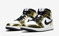 2020 Nike Air Jordan 1 Mid SE Metallic Gold DC1419-700 Size 10.5