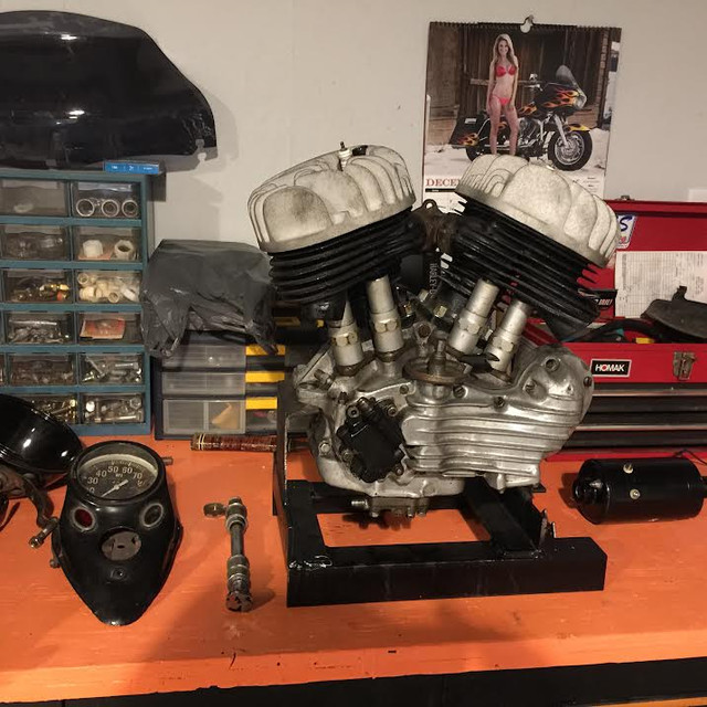 HARLEY, 1959 G motor. Good condition. Running motor. in Other Parts & Accessories in Sarnia