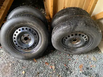 Used tires & winter rims, not much life left in the tires. 200$ OBO