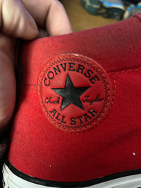 Red converse size 12