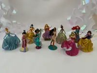Dazzling Disney Princess Figure Play Set - 10 pieces