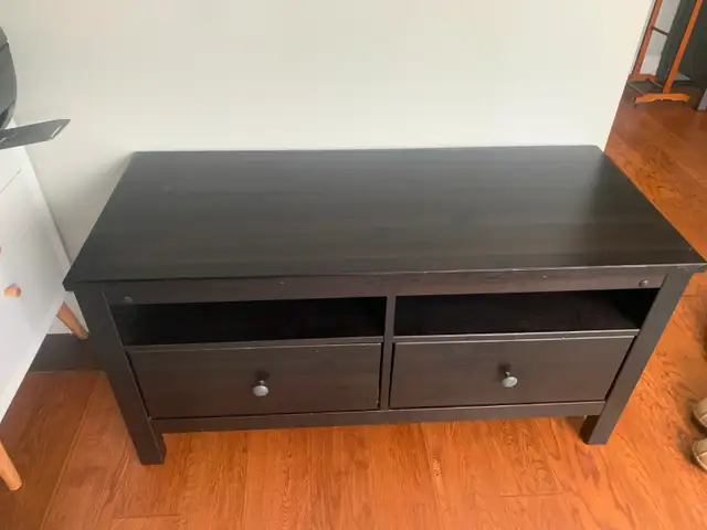 ikea hemnes tv table + 2 drawers