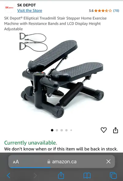 SK Depot Elliptical Treadmill stair stepper, View more